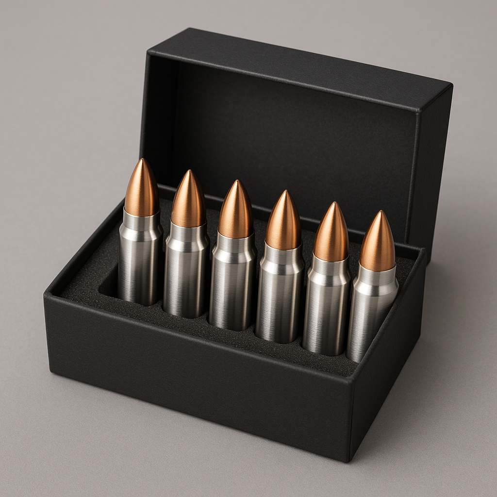 Bullet Whiskey Stones — Set of 6